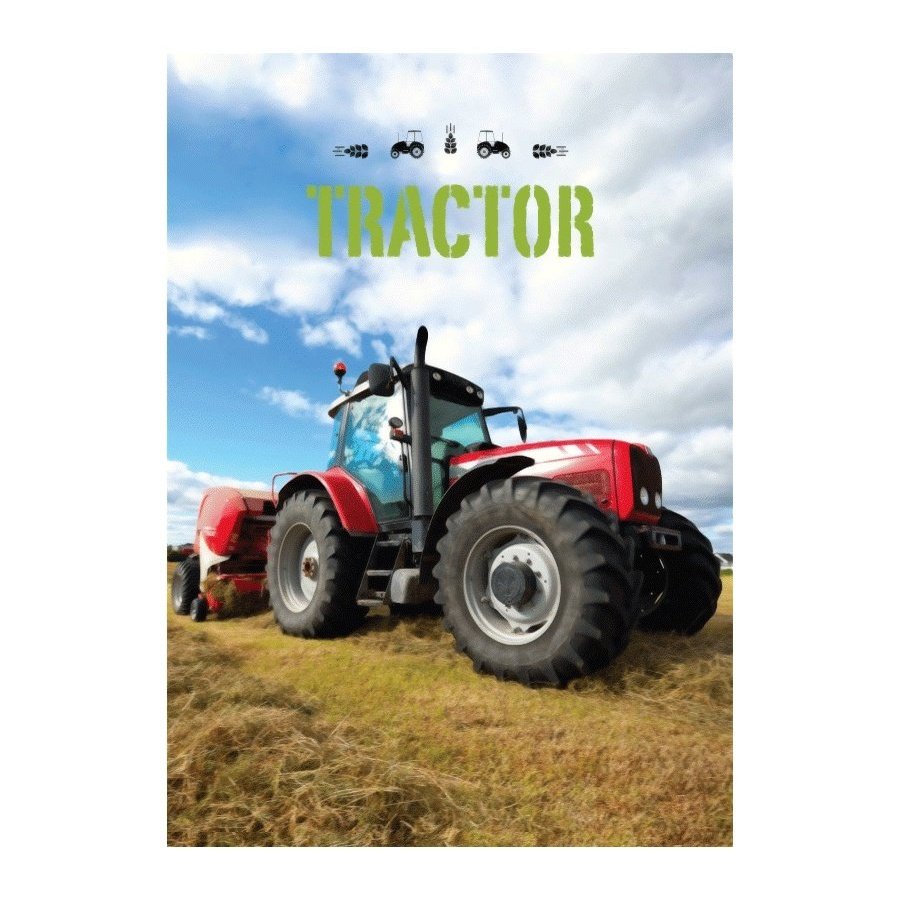 BrandMac · Fleecová deka Červený traktor - 100 x 140 cm