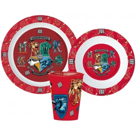Sada plastového nádobí Harry Potter s kelímkem