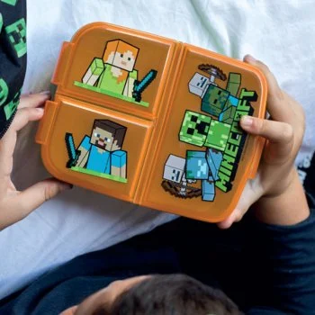 Multibox na svačinu Minecraft se 3 přihrádkami