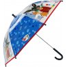 Chlapecký deštník Zajíček Bing. Konstrukce deštníku je kovová, spodní rukojeť je plastová s příjemně hladkým povrchem. Průměr rozevřeného deštníku je cca 69 cm, délka zavřeného deštníku je cca 61 cm. Díky průhledné folii každého druhého panelu se lze s tímto deštníkem dobře orientovat v prostoru i v dešti.
TIP • Pokud si i Vaše dítě oblíbilo příběhy Zajíčka Binga a jeho kamarádů, prohlédněte si celou naši nabídku produktů  s motivem Zajíček Bing.