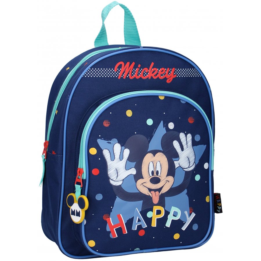 Vadobag · Dětský batoh s přední kapsou Disney - Mickey Mouse - motiv Happy