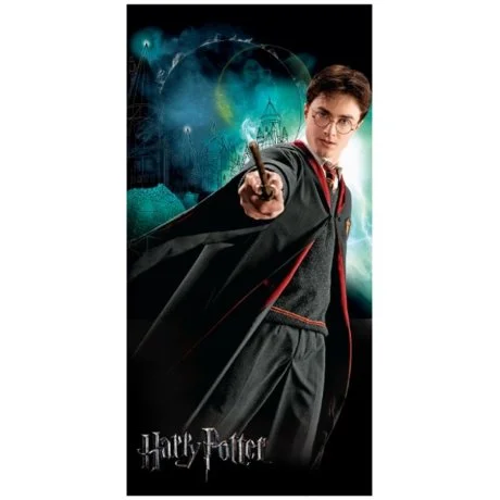 Plážová osuška Harry Potter - mladý čaroděj