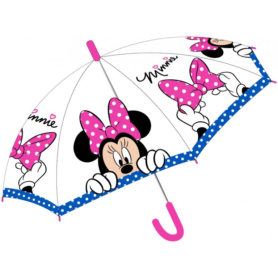E plus M · Dětský / dívčí transparentní deštník Disney - Minnie Mouse