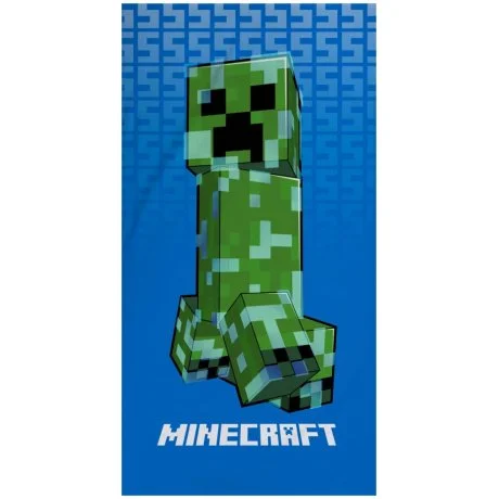 Plážová osuška Minecraft - Creeper
