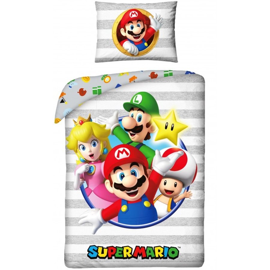 Bavlněné ložní povlečení Super Mario
