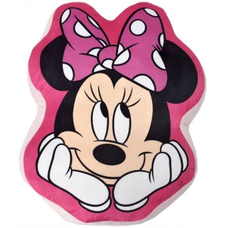 Tvarovaný 3D polštář s tváří Minnie Mouse - Disney