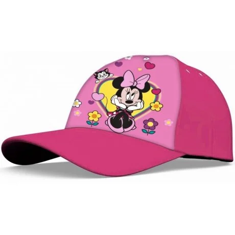 Dívčí kšiltovka Minnie Mouse a srdíčka - Disney