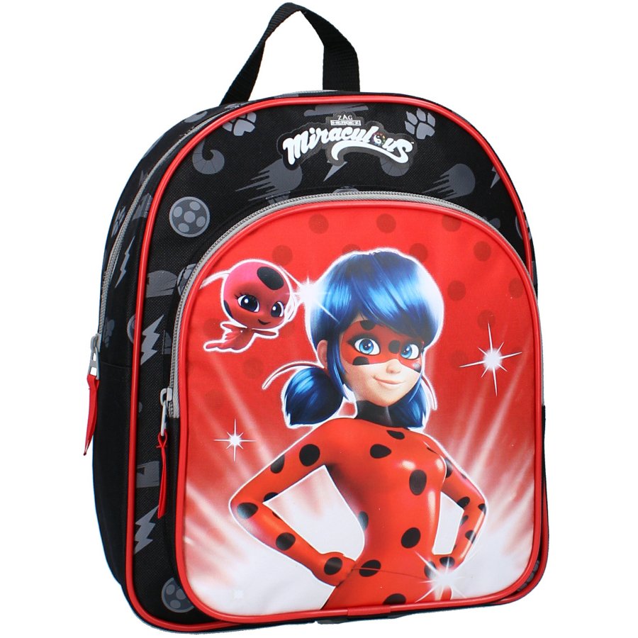 Vadobag · Dětský / dívčí batoh s přední kapsou Kouzelná beruška - Miraculous Ladybug