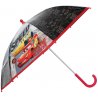 Chlapecký deštník Auta - Blesk McQueen a Cruz Ramirezová - motiv Speed. Konstrukce deštníku je kovová, spodní rukojeť je plastová s příjemně hladkým povrchem. Průměr rozevřeného deštníku je cca 69 cm, délka zavřeného deštníku je cca 61 cm. Díky transparentní folii každého druhého panelu se lze s tímto deštníkem dobře orientovat v prostoru i v dešti.
TIP • Pokud si i váš chlapeček oblíbil závodníka Bleska McQueen a jeho kamarády, prohlédněte si celou naši nabídku produktů s motivem Auta.