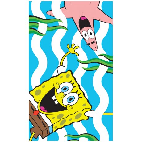 Dětský ručník Spongebob a Patrik