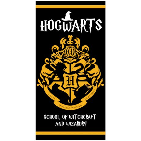 Plážová osuška Harry Potter - Hogwarts School of Witchcraft and Wizardry