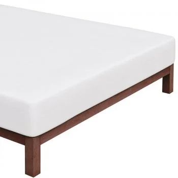 Jersey prostěradlo na jednolůžko - 90 x 200 cm - bílé