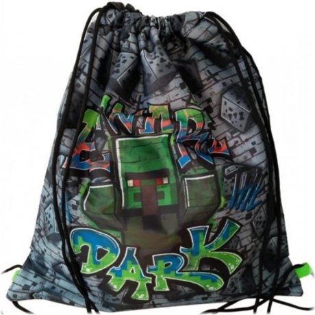 Sáček na přezůvky / vak na záda Minecraft - Beware of The Dark