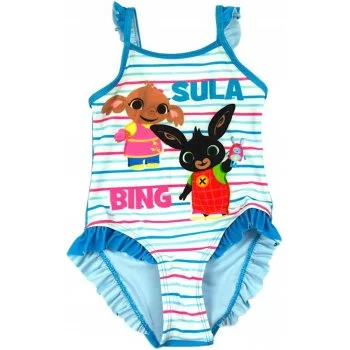 Dívčí jednodílné plavky Zajíček Bing a Sula