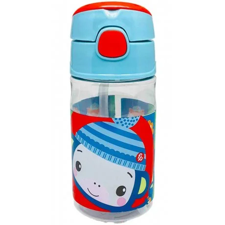 Plastová láhev na pití Fisher-Price s opičkou