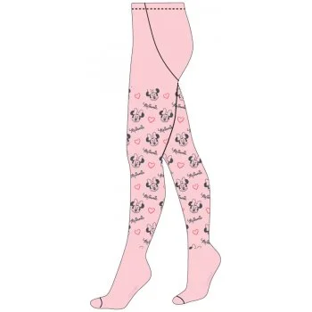 Dívčí punčocháče Minnie Mouse - růžové - 40 DEN