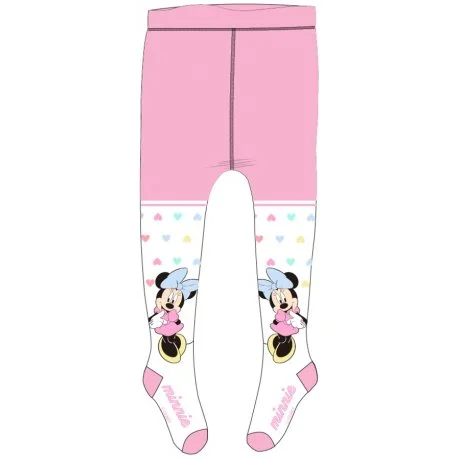 Dívčí punčocháče Minnie Mouse se srdíčky - Disney