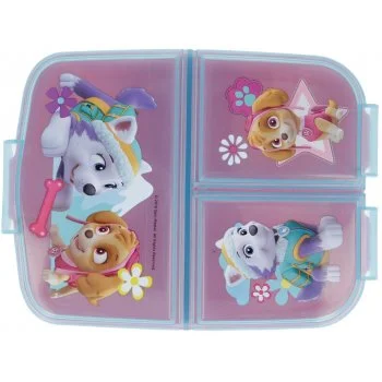 Multibox na svačinu pro holky Tlapková patrola se 3 přihrádkami