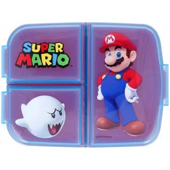 Multibox na svačinu Super Mario se 3 přihrádkami