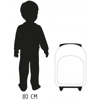 Dětský cestovní kufr na kolečkách s přední kapsou Avengers