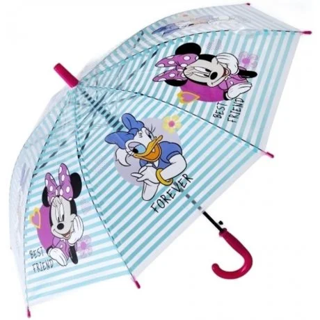 Dívčí vystřelovací deštník Minnie Mouse a Kačka Daisy