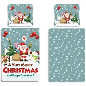 Vánoční bavlněné ložní povlečení A Very Merry Christmas