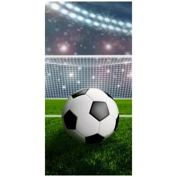 Bavlněná plážová osuška Fotbalový míč