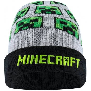 Teplá úpletová čepice Minecraft - Creepers
