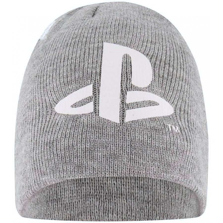 Fashion.uk · Dětská zimní úpletová čepice PlayStation - oficiální licenční produkt - šedá 52