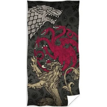 Bavlněná plážová osuška Hra o trůny - Píseň ledu a ohně