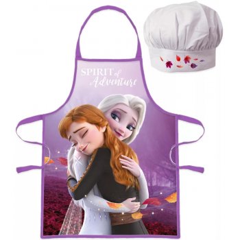 Dívčí zástěra s kuchařskou čepicí Ledové království - Spirit of Adventure