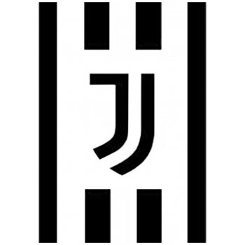 Velká fleecová deka Juventus FC - Black & White