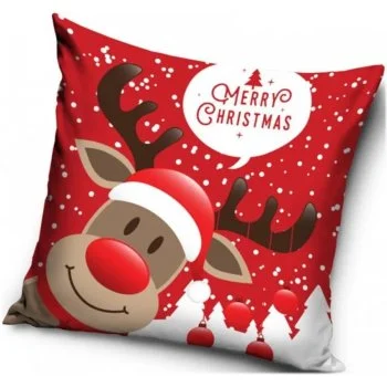 Vánoční povlak na polštář Sob Rudolf