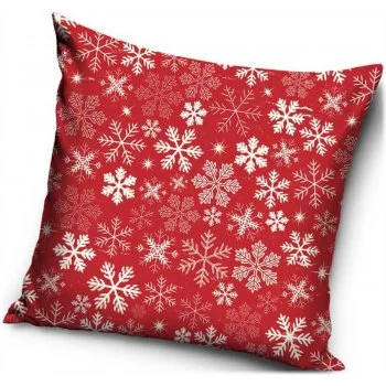 Vánoční polštář Bílé vločky