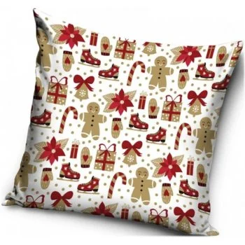 Vánoční polštář s dárečky