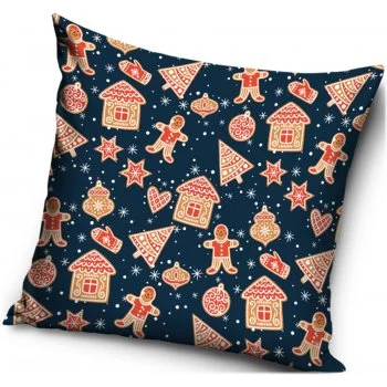 Vánoční povlak na polštář Perníčková koleda