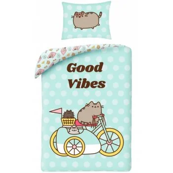 Bavlněné ložní povlečení Pusheen - Good Vibes