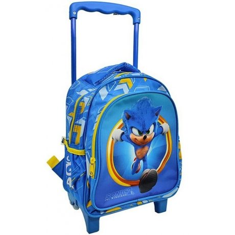 Dětský cestovní batoh na kolečkách Ježek Sonic 2