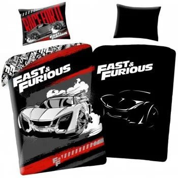 Bavlněné ložní povlečení Rychle a zběsile - se svítícím efektem