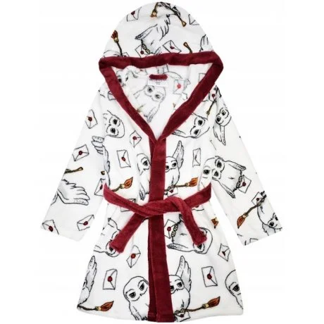 Dívčí župan s kapucí Harry Potter - sova Hedvika