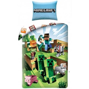 Bavlněné ložní povlečení Minecraft - Farma