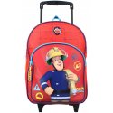 Dětský cestovní kufr na kolečkách s přední kapsou Požárník Sam