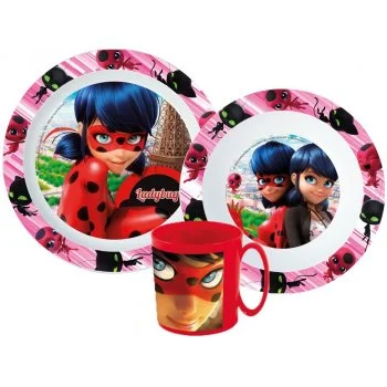 Souprava plastového nádobí Kouzelná beruška s hrnkem