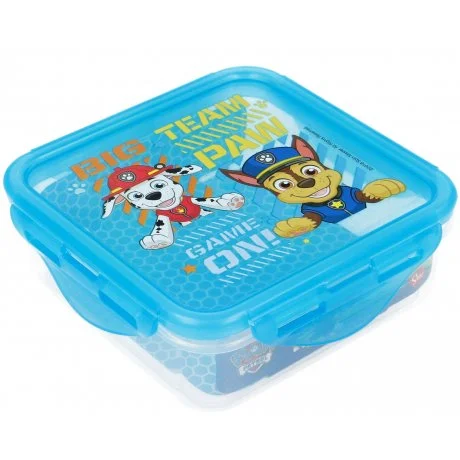 Hermetická dóza na potraviny Tlapková patrola - čtvercová