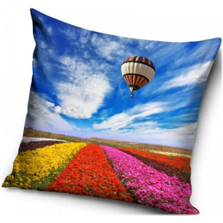 Dekorační polštář Pestrobarevné záhony