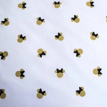 Bavlněné ložní povlečení Minnie Mouse Gold