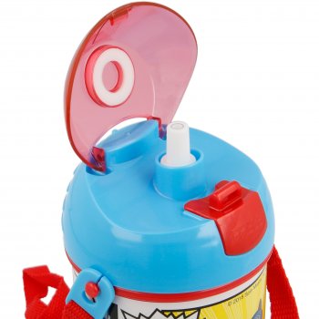 Plastová láhev na pití s víčkem Tlapková patrola