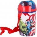 Plastová láhev na pití s víčkem Avengers