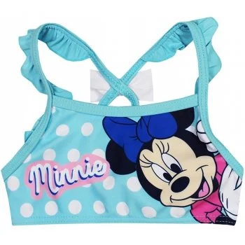 Dívčí dvoudílné plavky Minnie Mouse s puntíky