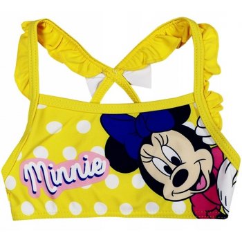 Dívčí dvoudílné plavky Minnie Mouse s puntíky